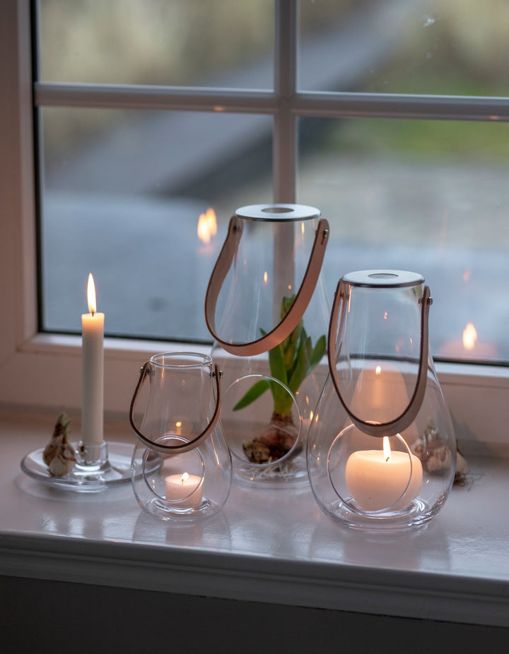 Design with Light Lantern - Clear - Holmegaard - Candle Holders - 11.4" - HORNE