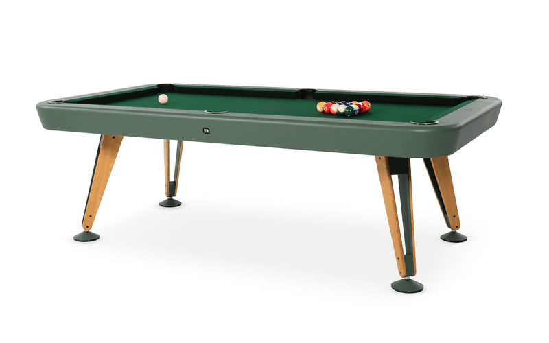 Diagonal RS Barcelona Pool Table - Games + Recreation - 7 ft - Iroko - White - HORNE