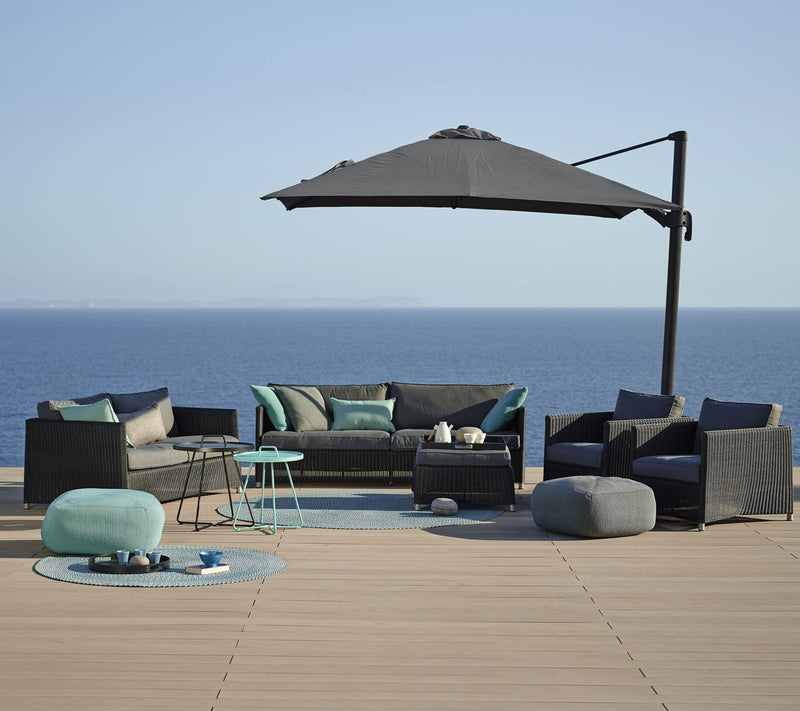Diamond 2 Seater Sofa - Cane Line - Outdoor Furniture - Graphite - HORNE