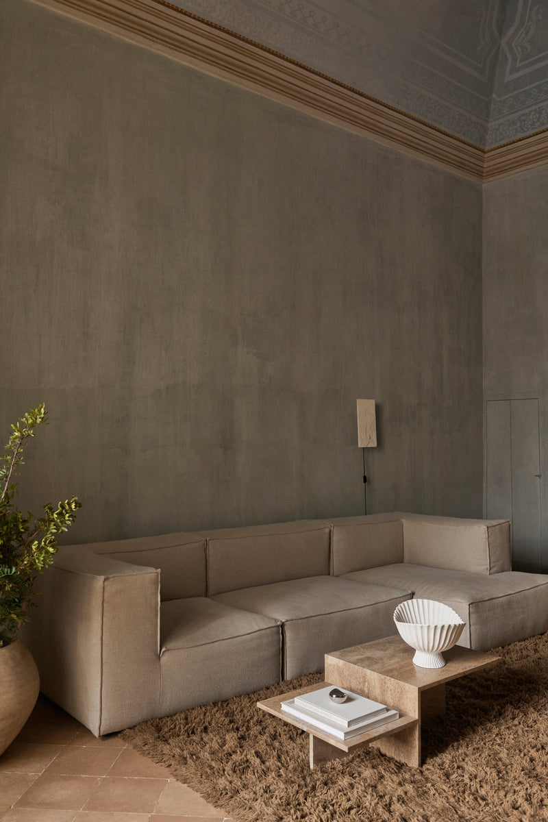 Distinct Coffee Table - Ferm Living - Tables + Desks - Travertine - HORNE