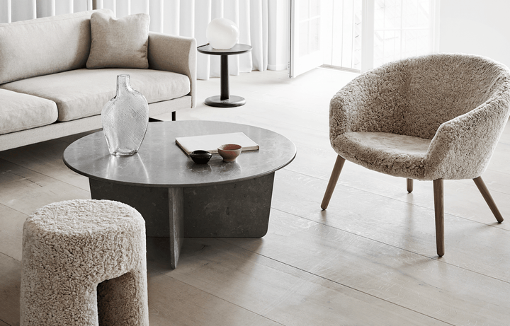Ditzel Lounge Chair - Lacquered Walnut - Fredericia - Chairs - Hallingdal 130 - HORNE