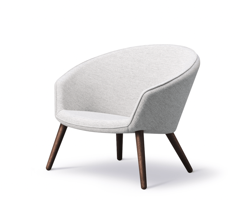 Ditzel Lounge Chair - Smoked Oak - Fredericia - Chairs - Hallingdal 110 - HORNE