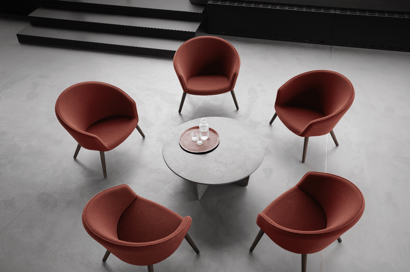 Ditzel Lounge Chair - Smoked Oak - Fredericia - Chairs - Hallingdal 110 - HORNE