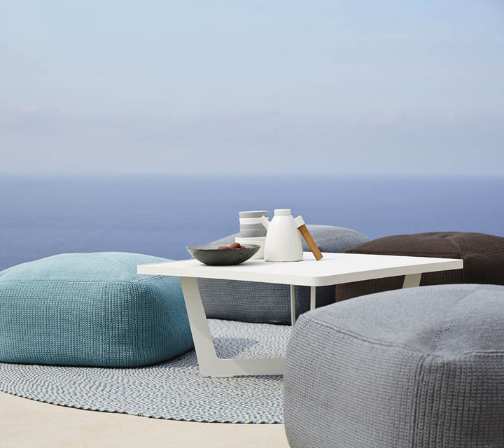 Divine Footstool - Cane Line - Outdoor Furniture - Grey - HORNE