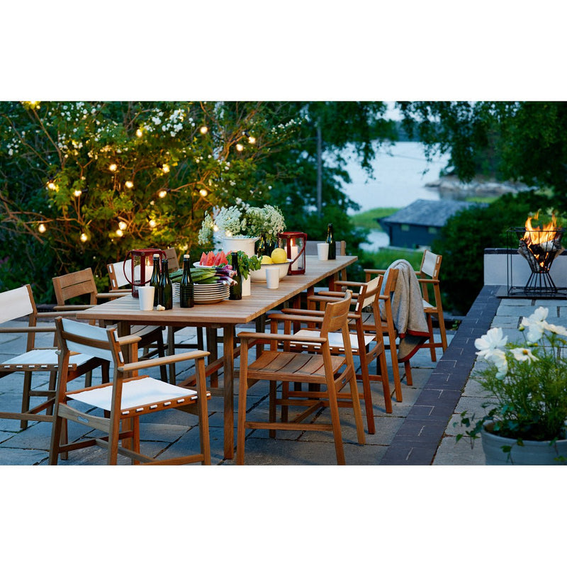 Djuro Dining Chair - Teak & Fabric