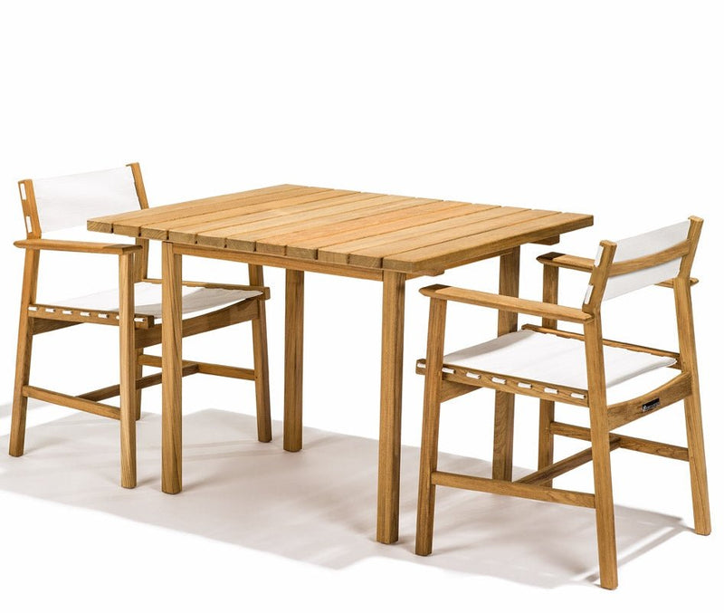 Djuro Dining Chair - Teak & Fabric