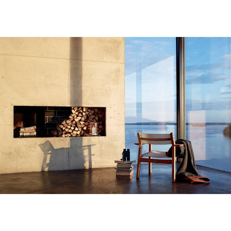 Djuro Lounge Chair - Teak & Fabric