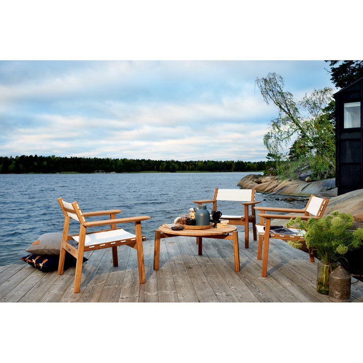 Djuro Lounge Chair - Teak & Fabric
