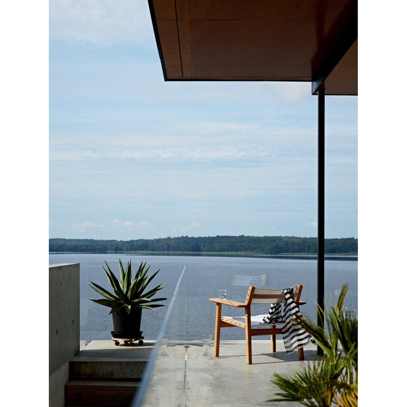 Djuro Lounge Chair - Teak & Fabric