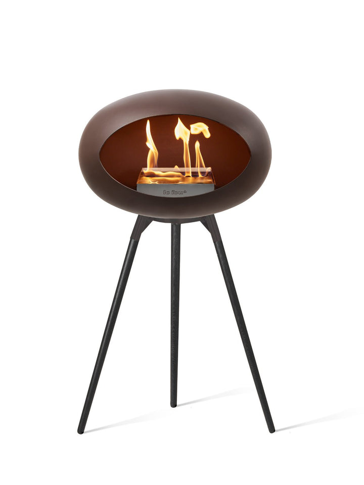 Dome - Ground High - Le Feu - Fire Pits + Grills - Mocca Dome - Black Bowl - Black Legs - HORNE