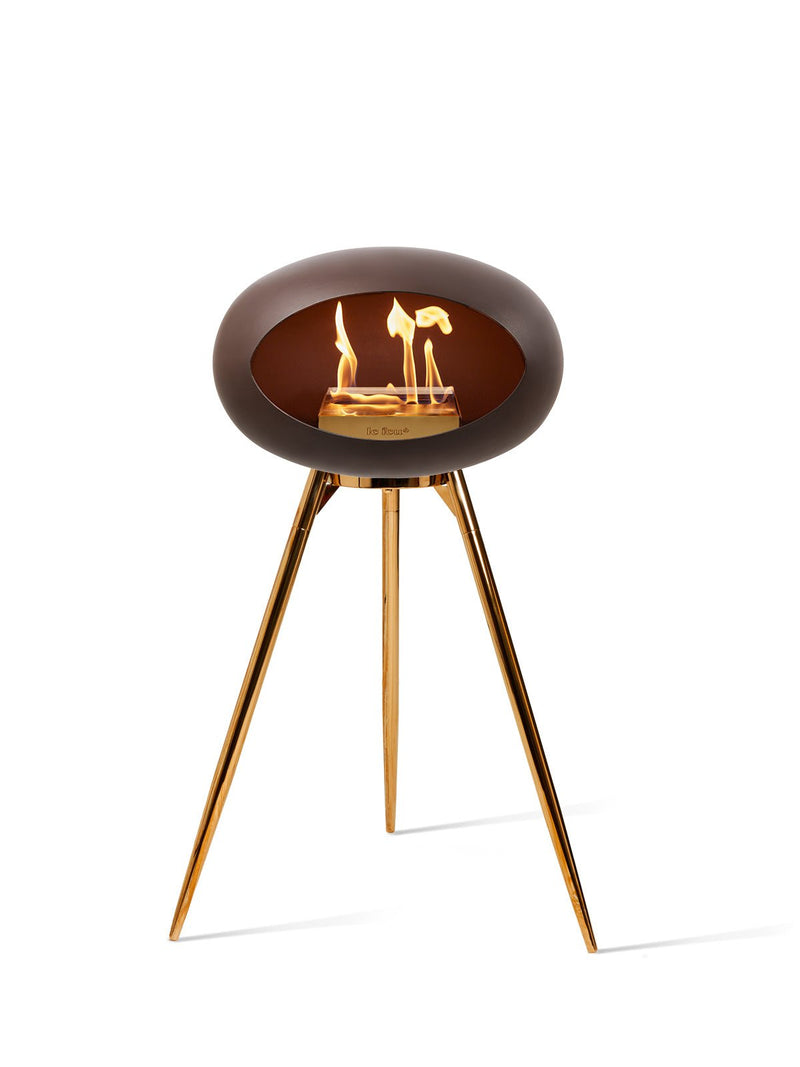 Dome - Ground High - Le Feu - Fire Pits + Grills - Black Dome - Black Bowl - Black Legs - HORNE