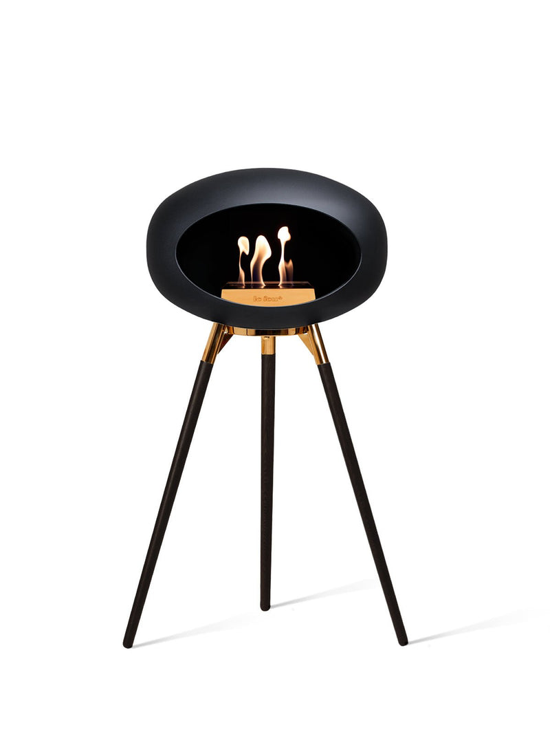 Dome - Ground High - Le Feu - Fire Pits + Grills - Black Dome - Black Bowl - Black Legs - HORNE