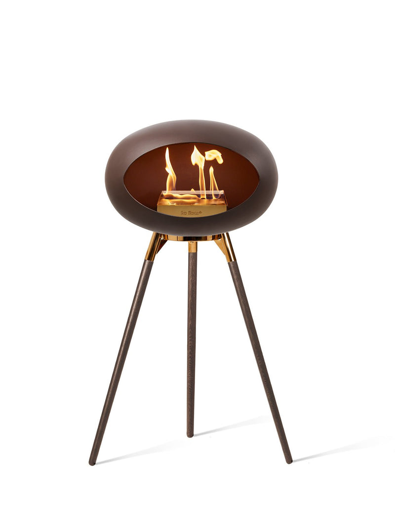 Dome - Ground High - Le Feu - Fire Pits + Grills - Black Dome - Black Bowl - Black Legs - HORNE