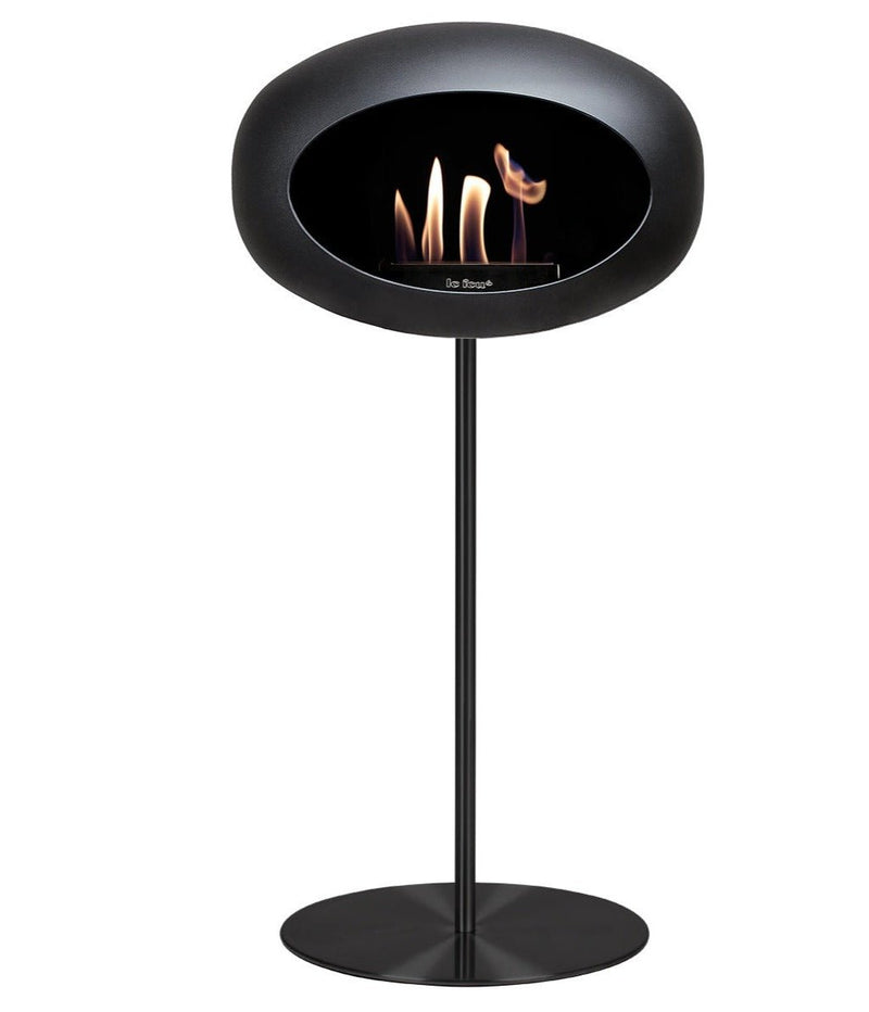 Dome - Steel High - Le Feu - Fire Pits + Grills - Black Dome - Black Pole - Black Plate - HORNE