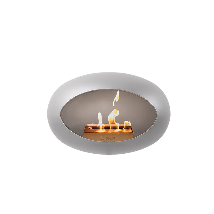 Dome - Wall - Le Feu - Fire Pits + Grills - Nickel Dome - Rose Gold Burner - HORNE