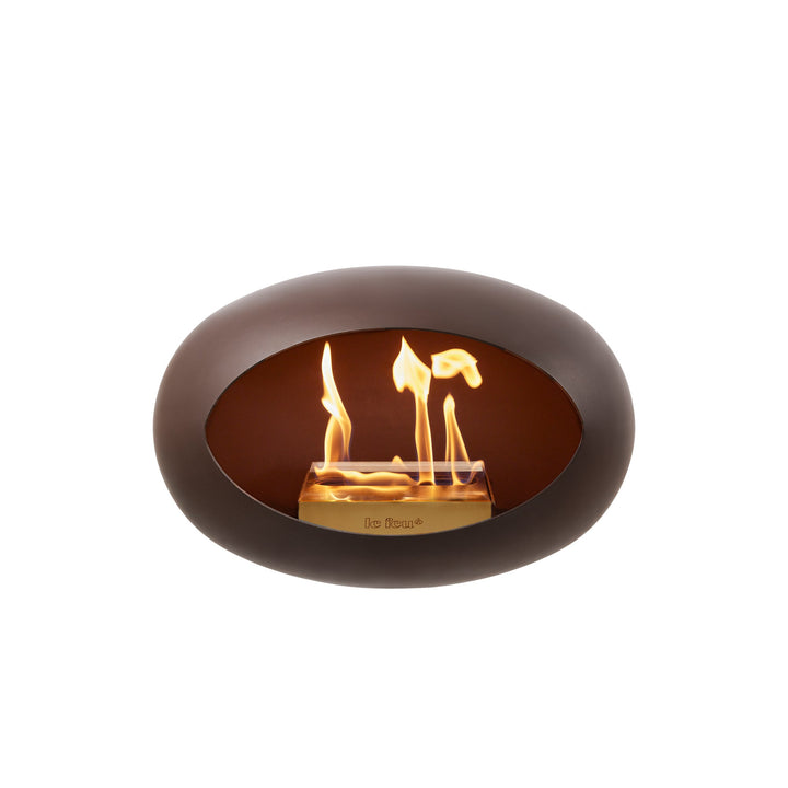 Dome - Wall - Le Feu - Fire Pits + Grills - Mocca Dome - Rose Gold Burner - HORNE