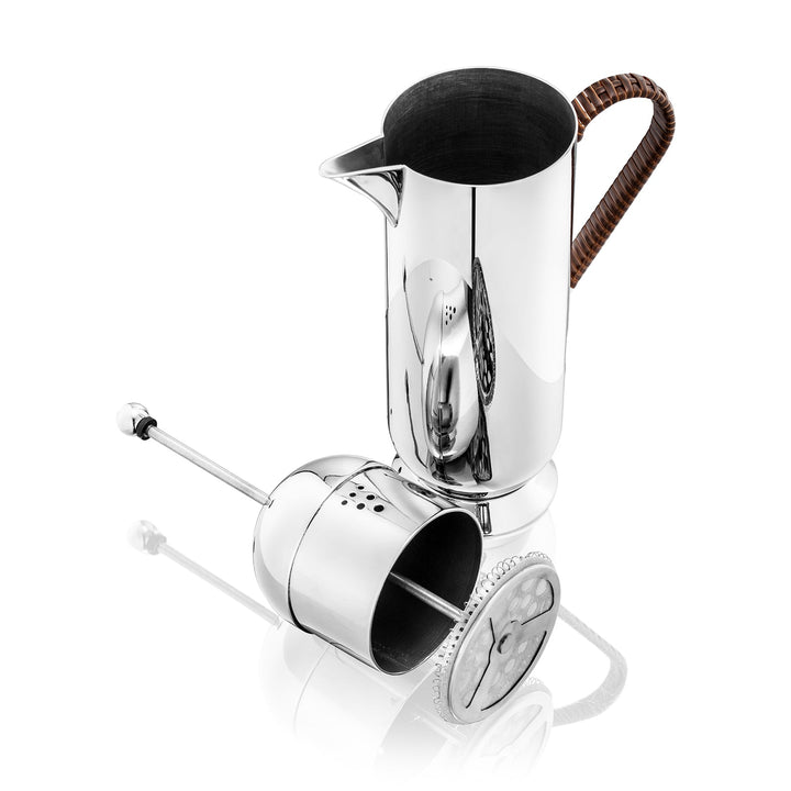 Domus Small Cafetiere - Nick Munro - Coffee + Tea - Wicker - HORNE