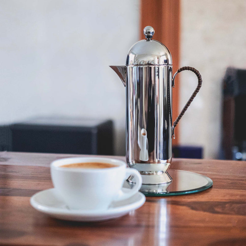 Domus Small Cafetiere - Nick Munro - Coffee + Tea - Stainless Steel - HORNE