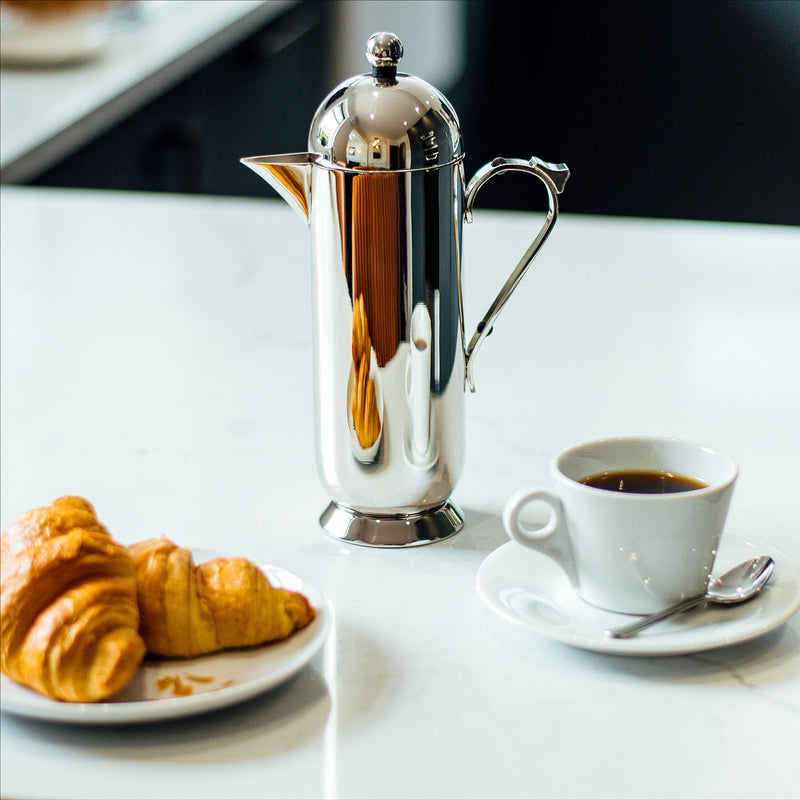 Domus Small Cafetiere - Nick Munro - Coffee + Tea - Stainless Steel - HORNE