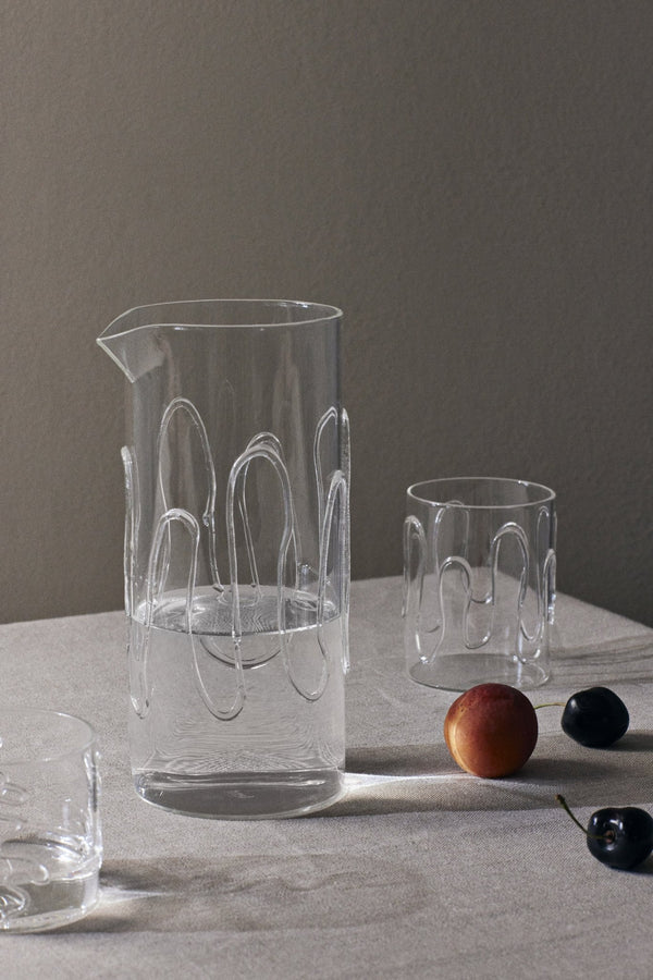 Doodle Carafe - Ferm Living - Carafes + Pitchers - HORNE