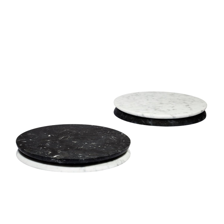 Doppio Round Cutting Block - Marble