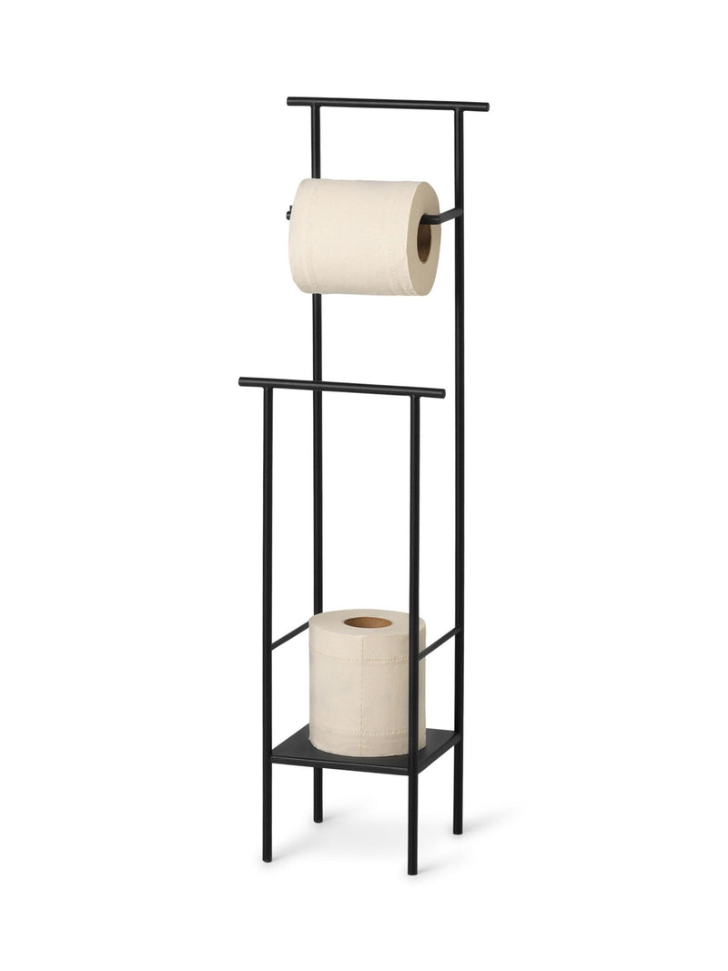 Dora Toilet Paper Stand - Ferm Living - Shelving - Black - HORNE