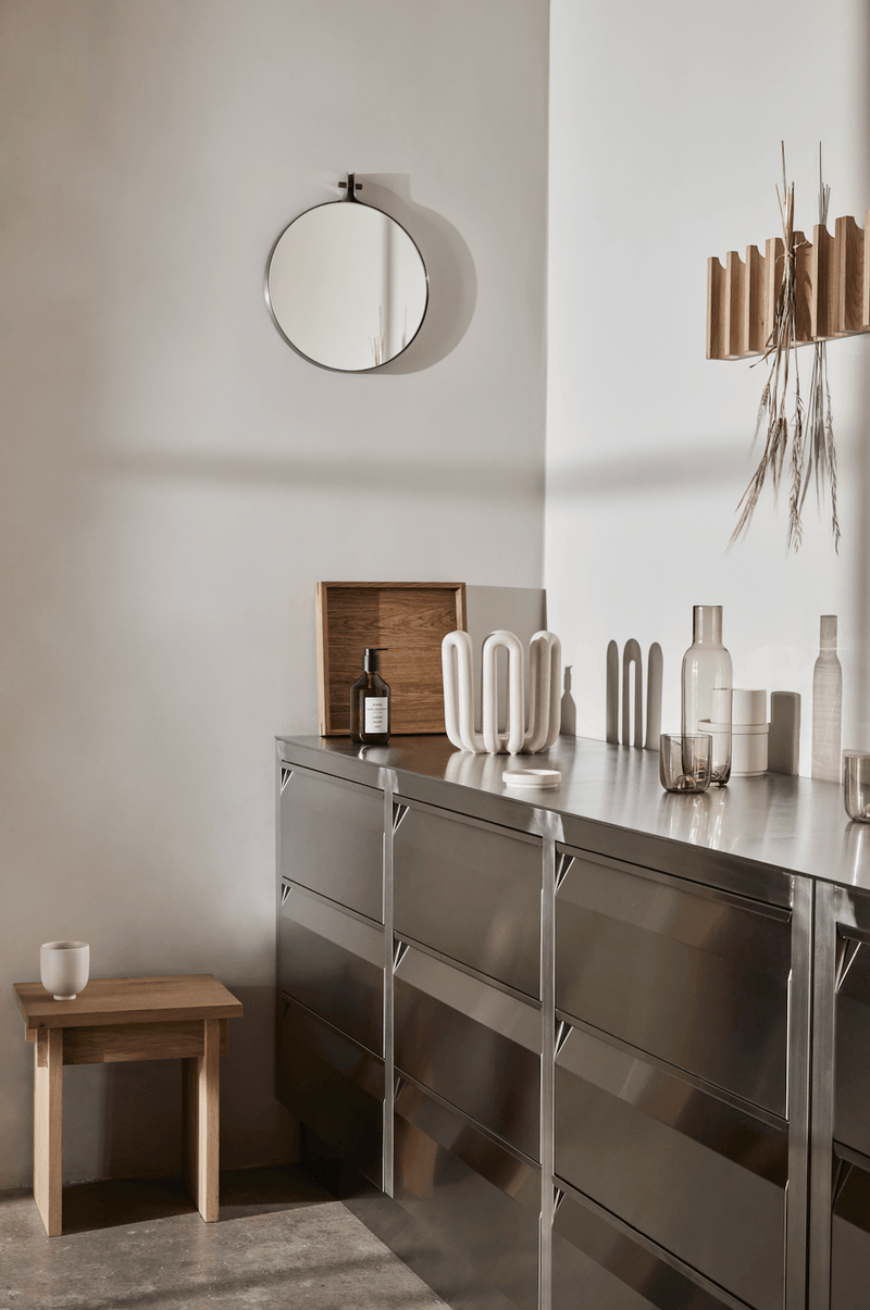 Dowel Mirror - Round - HORNE