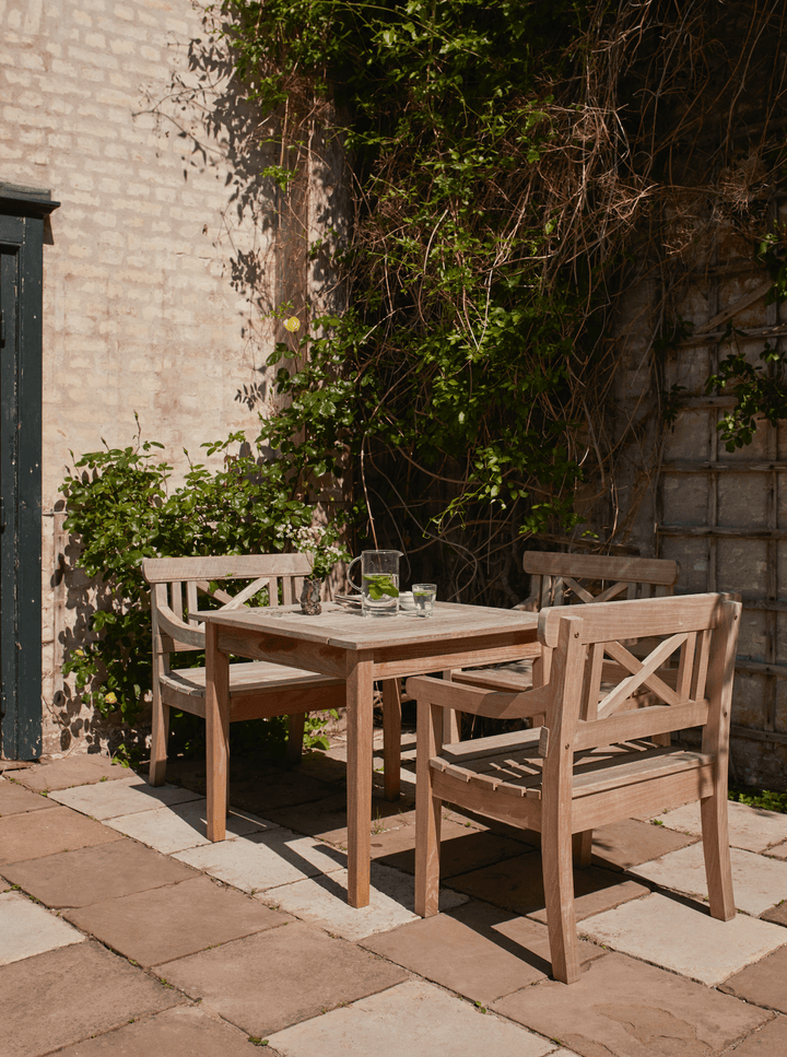 Drachmann Table 34" - Teak - Skagerak by Fritz Hansen - Outdoor Furniture - HORNE