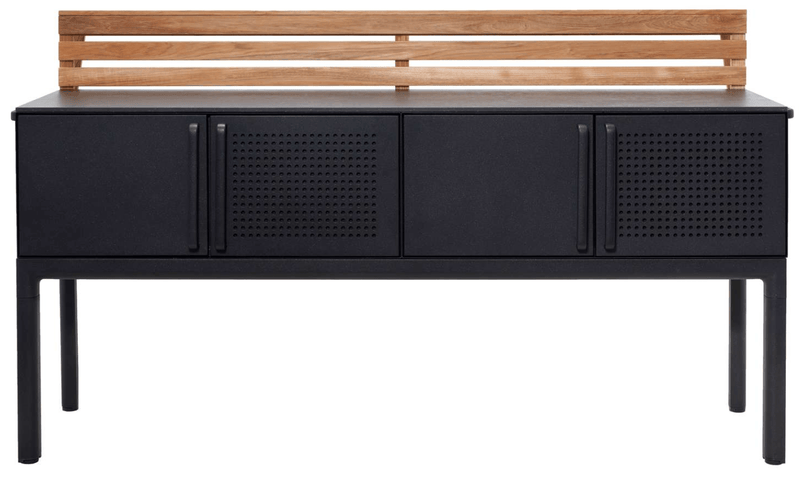 Drop Kitchen - Cane Line - Outdoor Furniture - Stainless Steel With Sink - No Add - Ons - HORNE