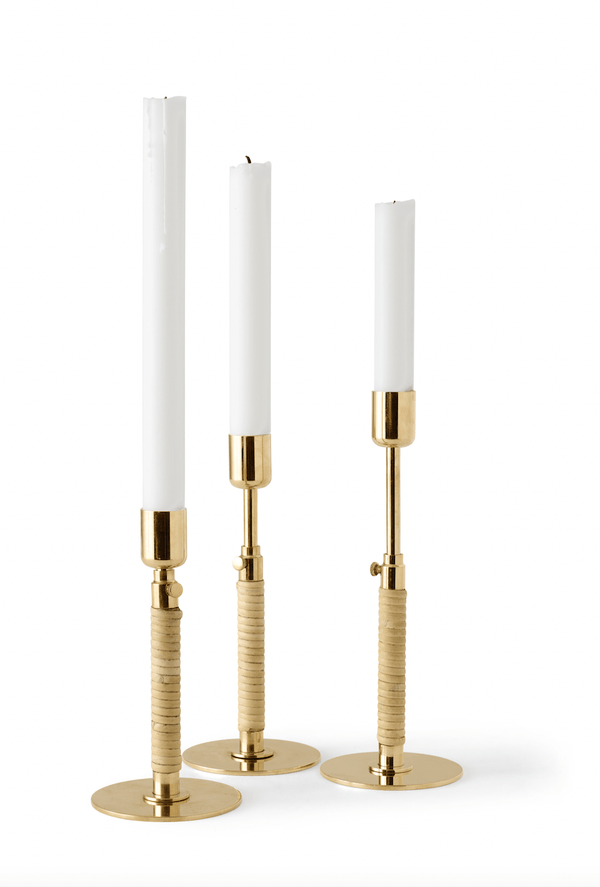 Duca Candle Holder - Audo Copenhagen - Candle Holders - Polished Brass - HORNE