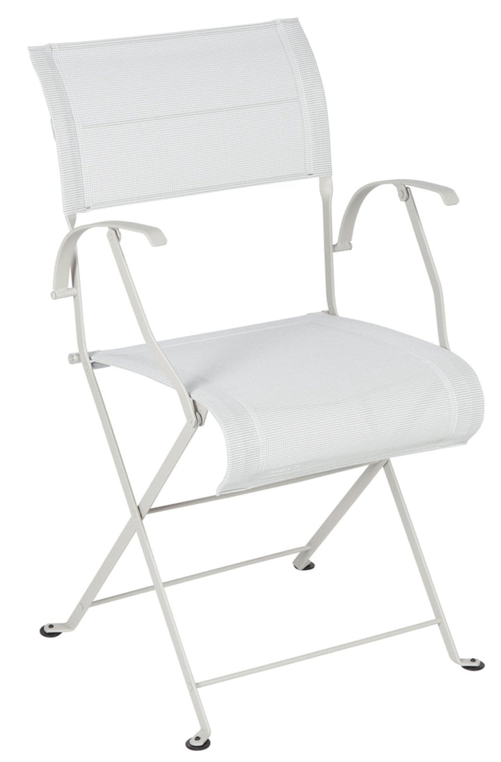 Dune Armchair - Stereo Fabric - Set of 2 - Fermob - Outdoor Furniture - Clay Grey - HORNE