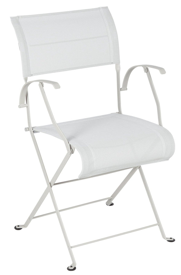 Dune Armchair - Stereo Fabric - Set of 2 - Fermob - Outdoor Furniture - Clay Grey - HORNE