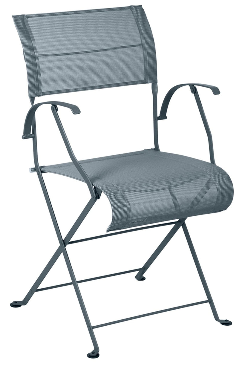 Dune Armchair - Stereo Fabric - Set of 2 - Fermob - Outdoor Furniture - Acapulco Blue - HORNE