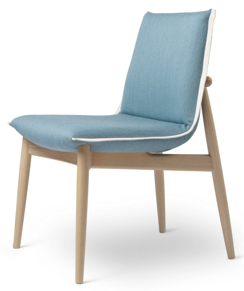 E004 Embrace Chair - Carl Hansen & Son - Chairs - Black Oak/Thor 350 Leather - HORNE