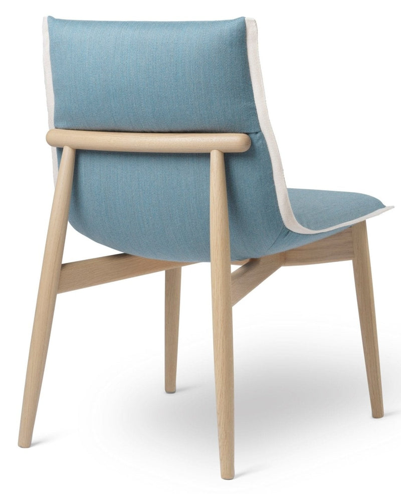 E004 Embrace Chair - Carl Hansen & Son - Chairs - Black Oak/Thor 350 Leather - HORNE