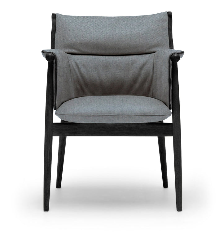 E005 Embrace Armchair - Carl Hansen & Son - Chairs - Black Oak/Hallingdal 130 Fabric - HORNE