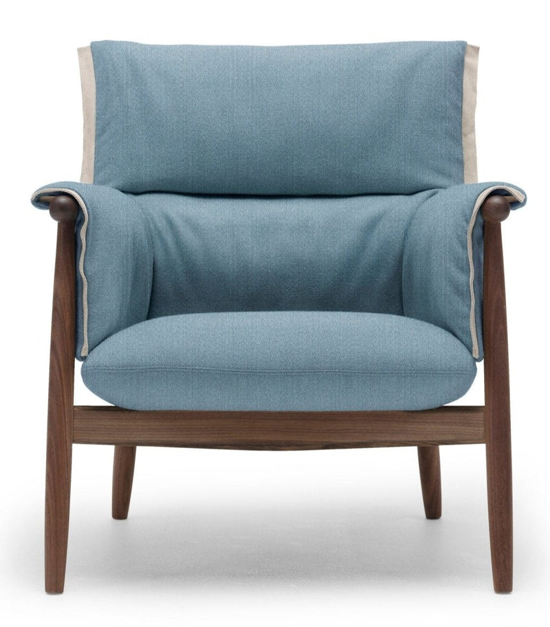 E015 Embrace Lounge Chair - Carl Hansen & Son - Chairs - Oiled Oak/Clara 188 Fabric - HORNE