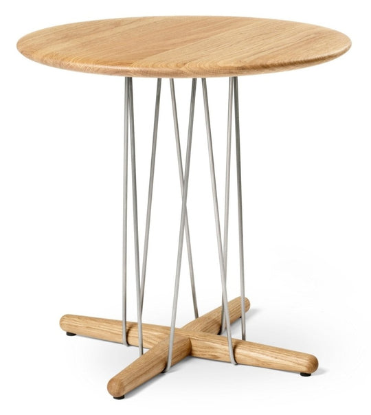 E021 Embrace Lounge Table - Carl Hansen & Son - Tables - 18.9"Ø/Stainless Steel - HORNE