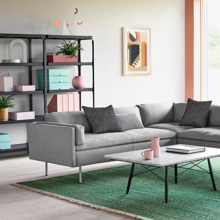 Eames® Coffee Table - Herman Miller® - Tables - Square - Carrara/Ebony - HORNE