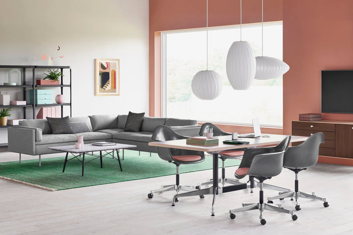 Eames® Coffee Table - Herman Miller® - Tables - Square - Carrara/Ebony - HORNE