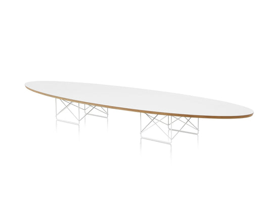 Eames® Elliptical Table - Herman Miller® - Tables - White - HORNE