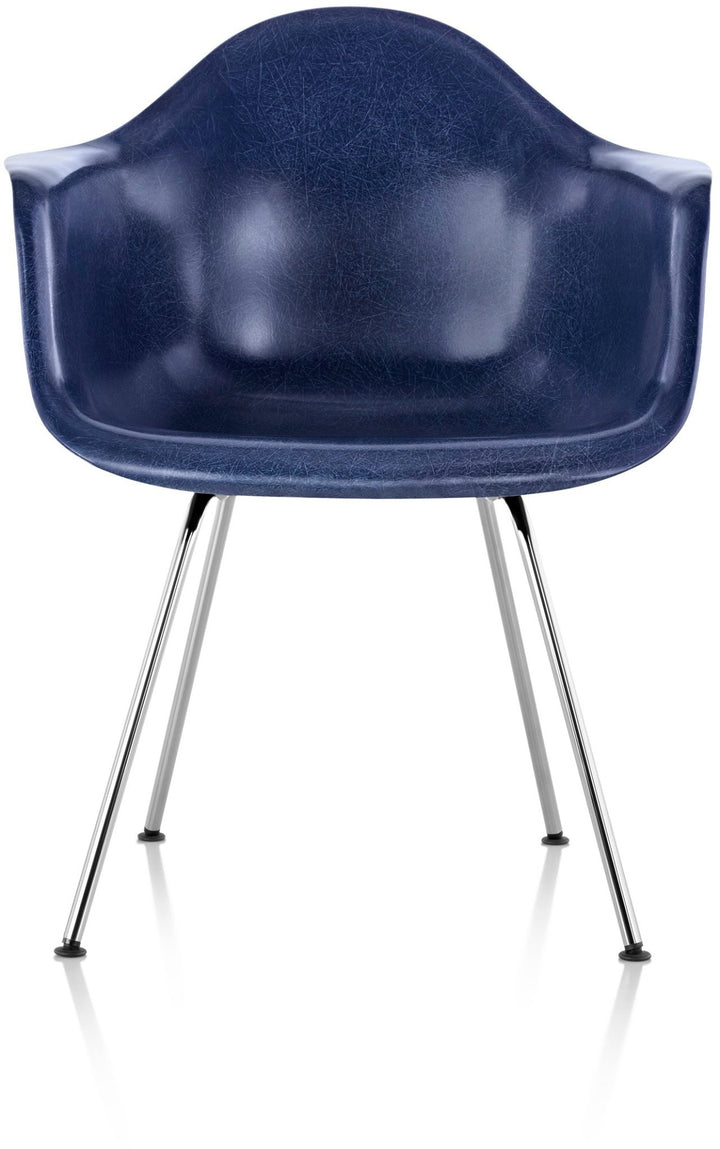 Eames® Molded Fiberglass Armchair – 4 - Leg Base - Herman Miller® - Chairs - White - Parchment - Standard Glide - HORNE