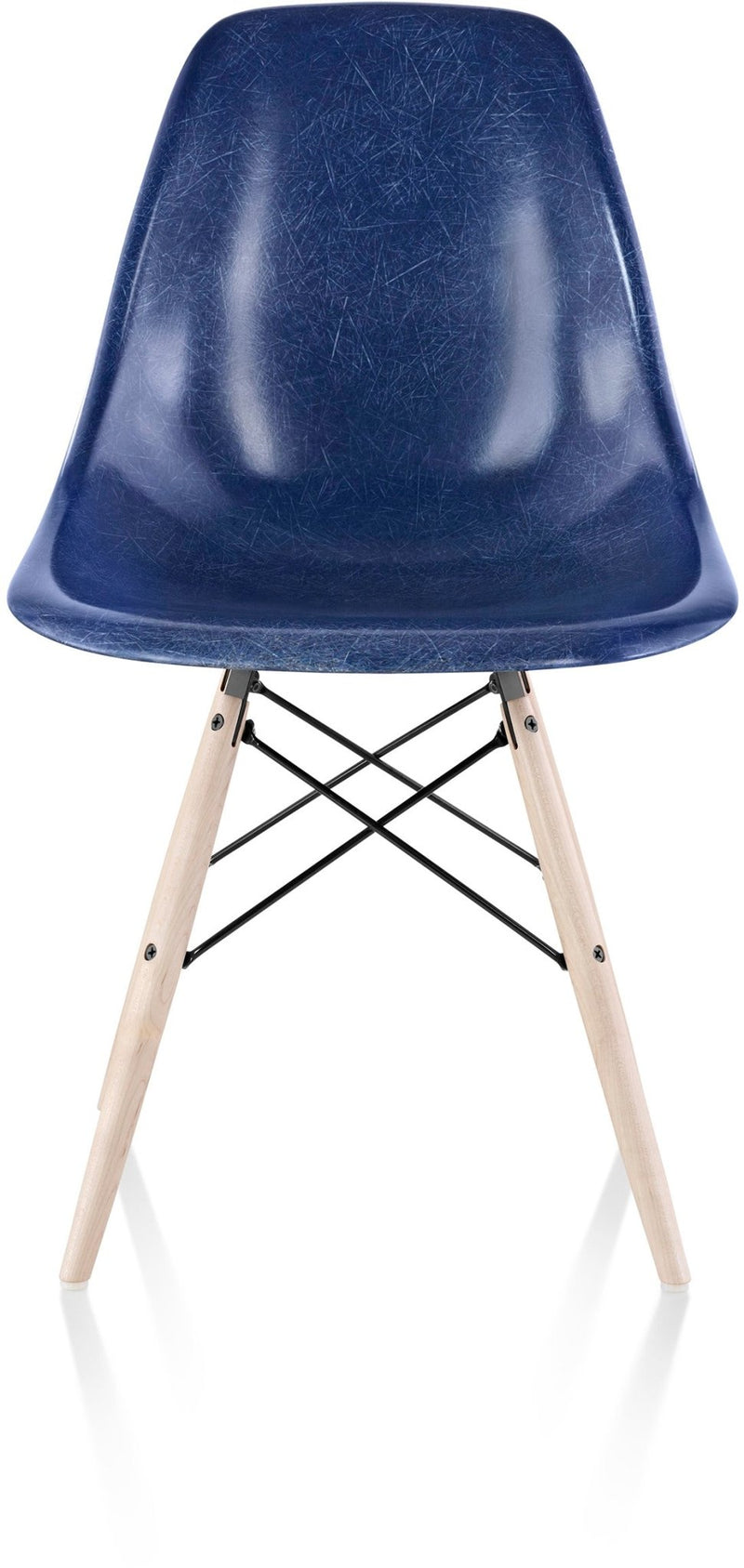 Eames® Molded Fiberglass Side Chair – Dowel Base - Herman Miller® - Chairs - White - Natural Maple - Parchment - HORNE