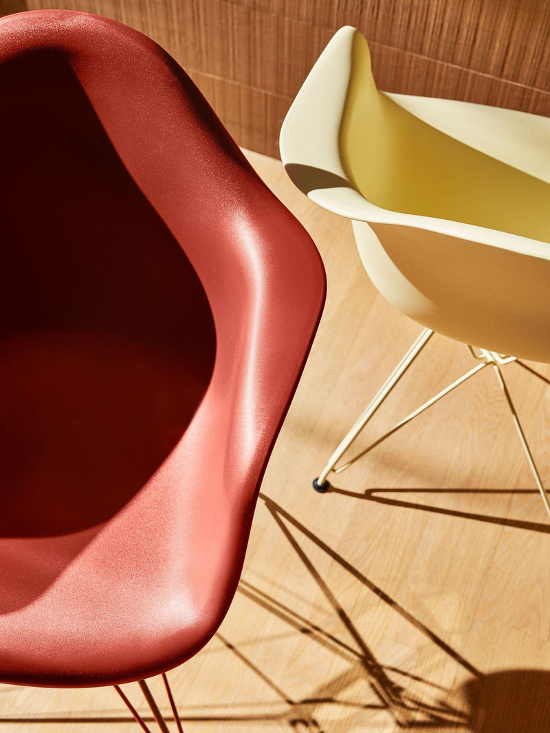 Eames® Molded Plastic Armchair, Herman Miller x HAY - Herman Miller® - Chairs - Iron Red - HORNE