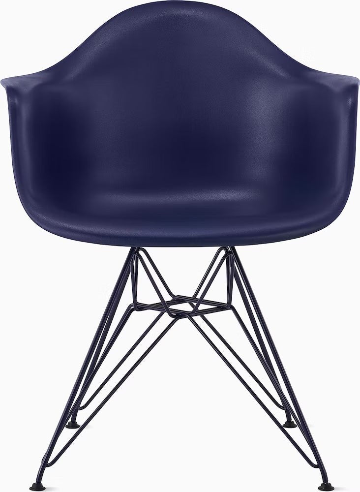 Eames® Molded Plastic Armchair, Herman Miller x HAY - Herman Miller® - Chairs - Iron Red - HORNE