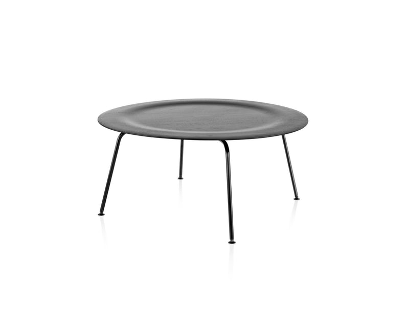 Eames® Molded Plywood Coffee Table - Metal Base - Herman Miller® - Tables - Ebony - Black - HORNE