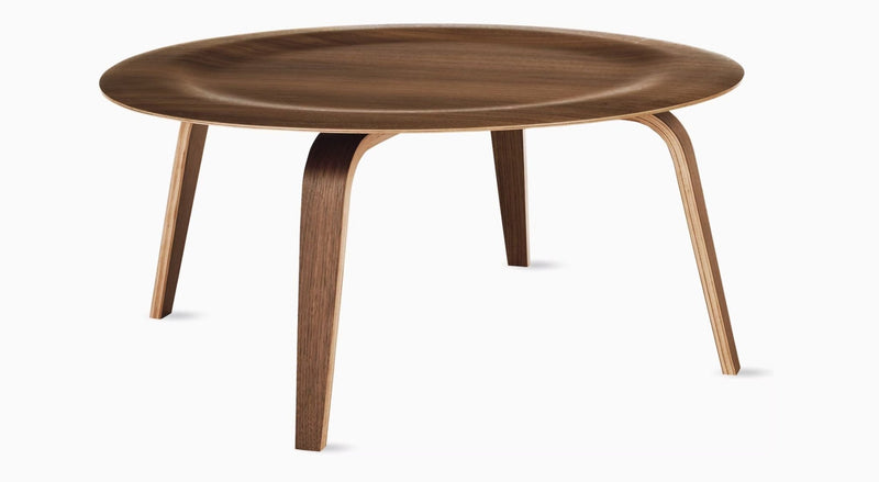 Eames® Molded Plywood Coffee Table - Wood Base - Herman Miller® - Tables - Ebony - HORNE