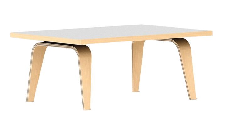 Eames® Rectangular Coffee Table - Herman Miller® - Tables - White Ash Base/ Studio Laminate - 22" x 36" - HORNE