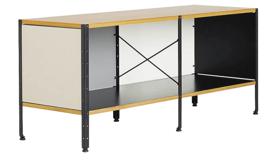 Eames® Storage Unit - 1x2 - Herman Miller® - Storage + Organization - Natural - Black - HORNE