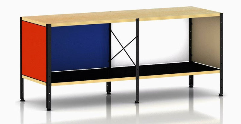 Eames® Storage Unit - 1x2 - Herman Miller® - Storage + Organization - Natural - Black - HORNE